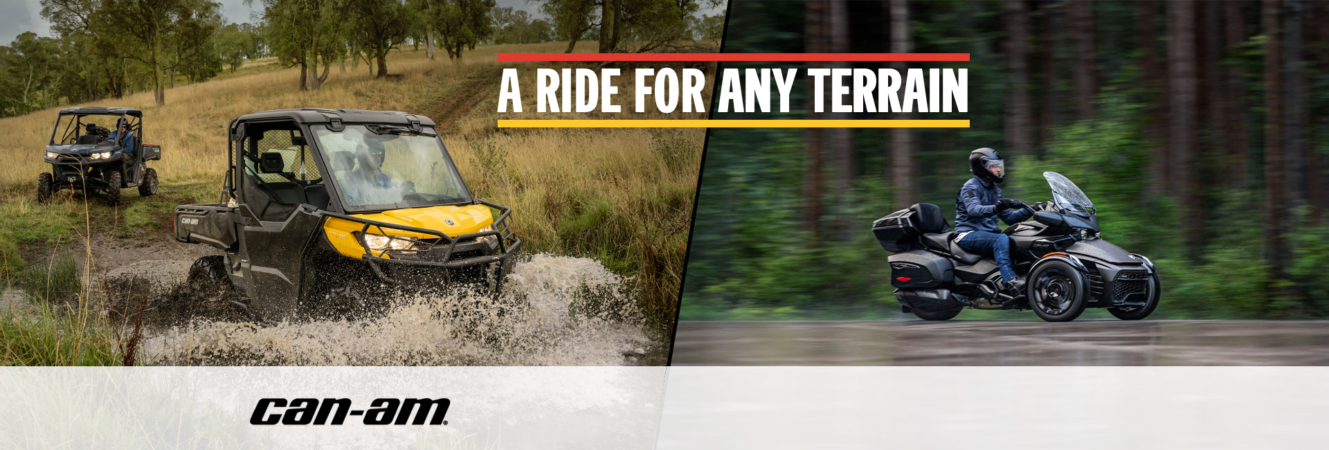 Can-am A ride for anh terrain